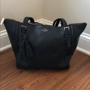 Kate spade leather tote bag